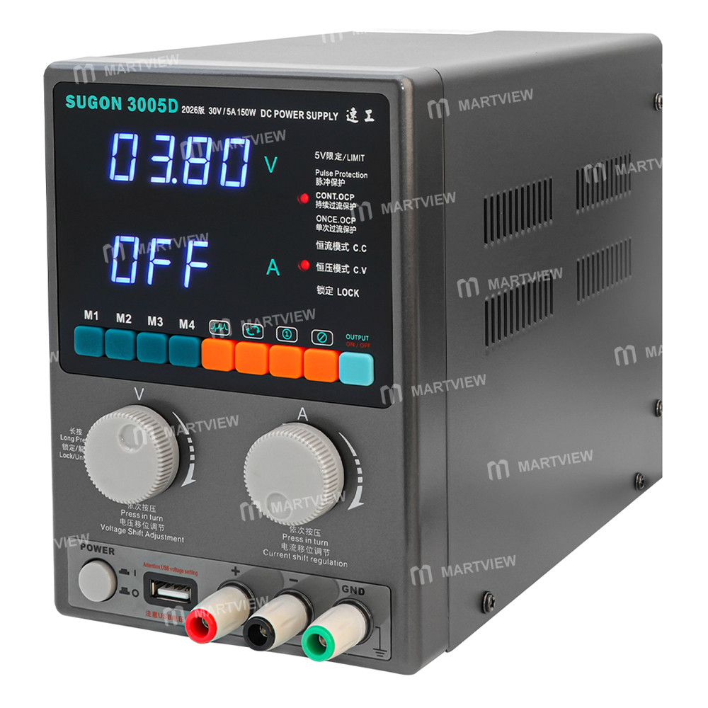 باور سبلاي Sugon 3005D بقدرة 30V / 5A مع قنوات حفظ - صورة 3