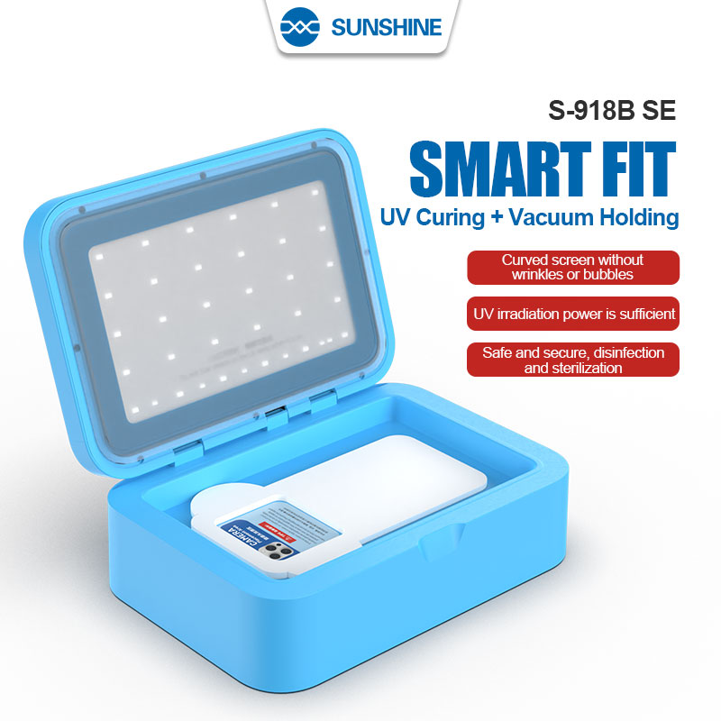 كشاف تجفيف ومعالجة عازل المسارات UV الذكي Sunshine S-918B بقوة سريعة - صورة 2