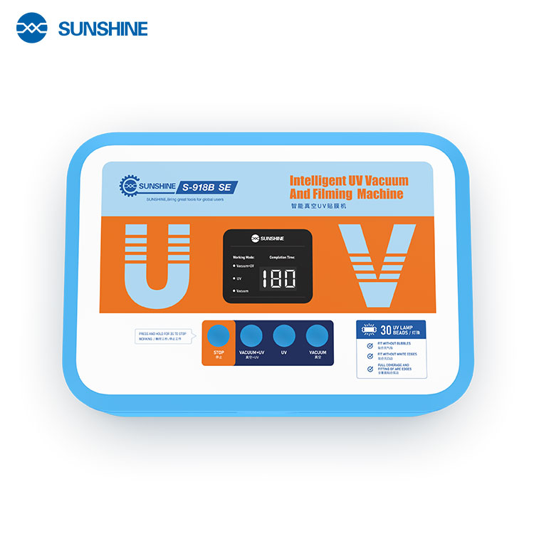 كشاف تجفيف ومعالجة عازل المسارات UV الذكي Sunshine S-918B بقوة سريعة - صورة 3