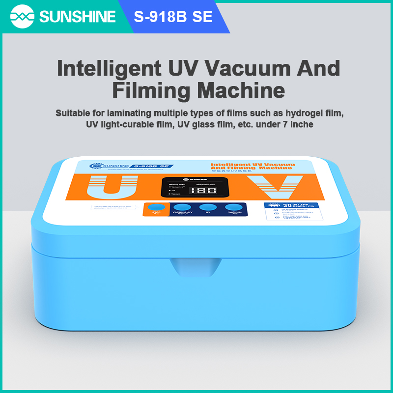 كشاف تجفيف ومعالجة عازل المسارات UV الذكي Sunshine S-918B بقوة سريعة